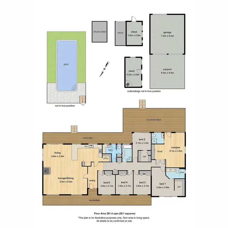 Floorplan of Homely house listing, 12 Patons Road, Macclesfield VIC 3782