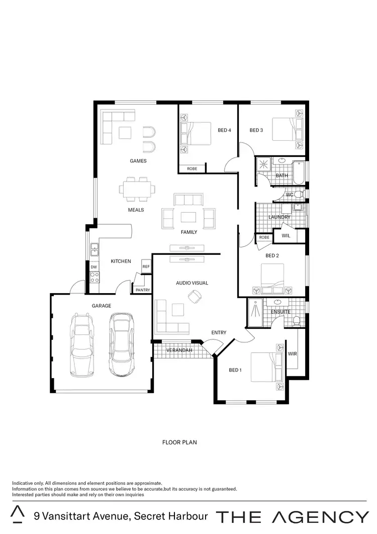 Floorplan of Homely house listing, 9 Vansittart Avenue, Secret Harbour WA 6173