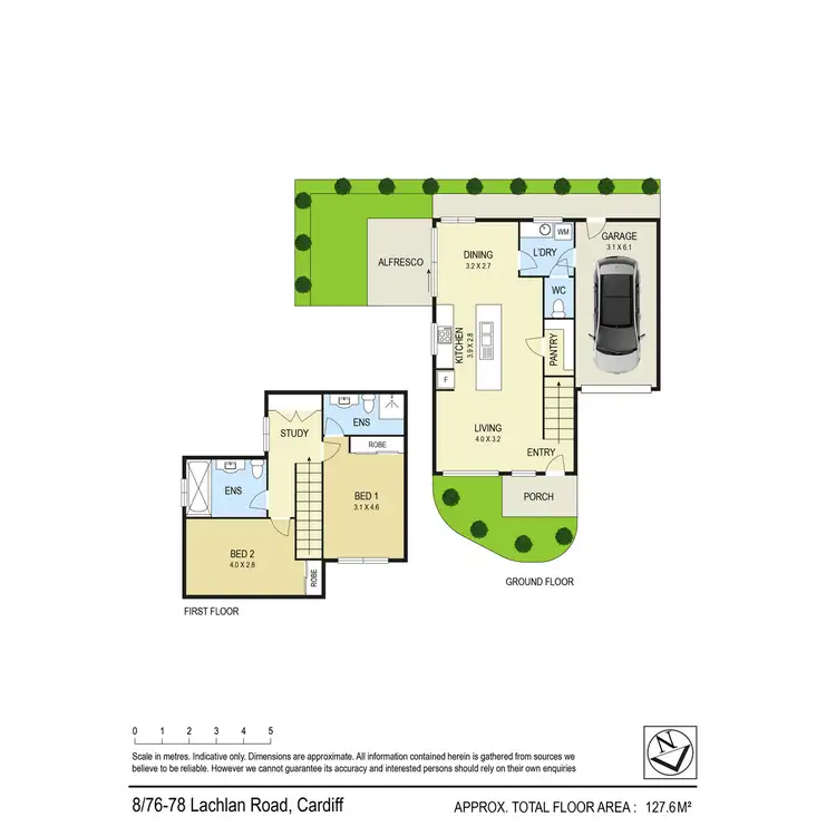 Floorplan of Homely townhouse listing, 8/76-78 Lachlan Road, Cardiff NSW 2285