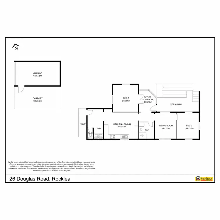 Floorplan of Homely house listing, 26 Douglas Road, Rocklea QLD 4106