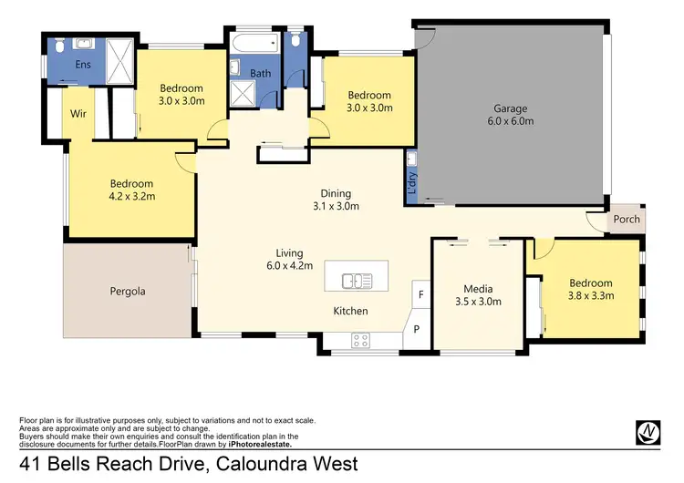 Floorplan of Homely house listing, 41 Bells Reach Drive, Caloundra West QLD 4551