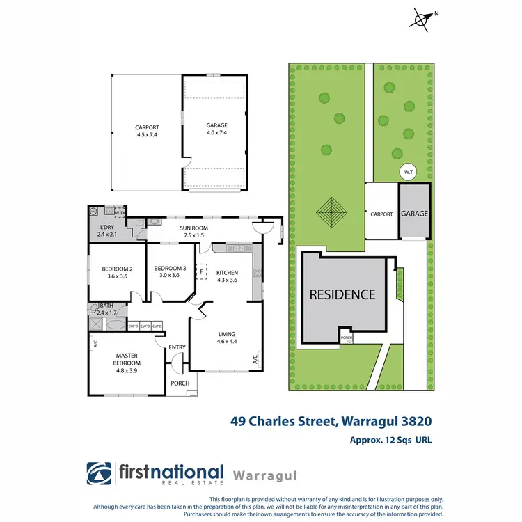 Floorplan of Homely house listing, 49 Charles Street, Warragul VIC 3820