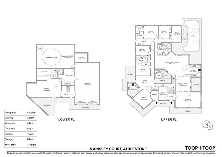 Floorplan of Homely house listing, 5 Ainsley Court, Athelstone SA 5076