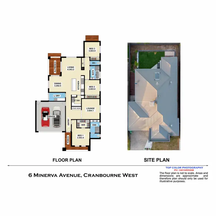 Floorplan of Homely house listing, 6 Minerva Avenue, Cranbourne West VIC 3977