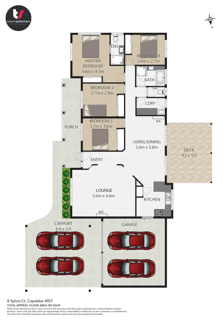 Floorplan of Homely house listing, 9 Sylvia Court, Capalaba QLD 4157