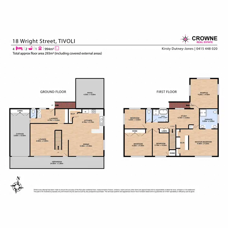 Floorplan of Homely house listing, 18 Wright Street, Tivoli QLD 4305