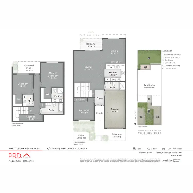 Floorplan of Homely apartment listing, 6/1 Tilbury Rise, Upper Coomera QLD 4209