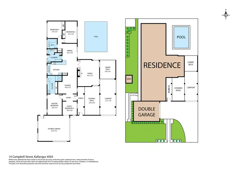 Floorplan of Homely house listing, 14 Campbell Street, Kallangur QLD 4503