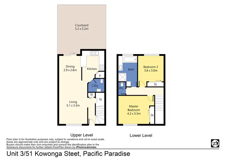 Floorplan of Homely unit listing, 3/51 Kowonga Street, Pacific Paradise QLD 4564