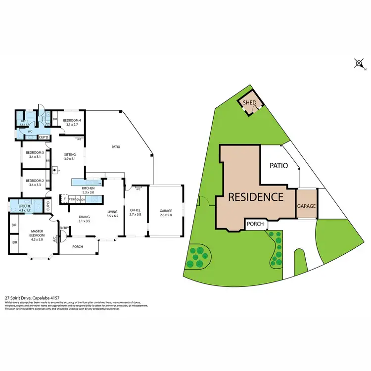 Floorplan of Homely house listing, 27 Spirit Drive, Capalaba QLD 4157