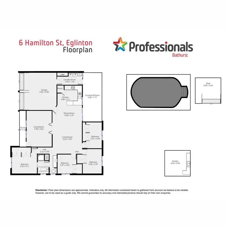 Floorplan of Homely house listing, 6 Hamilton Street, Eglinton NSW 2795