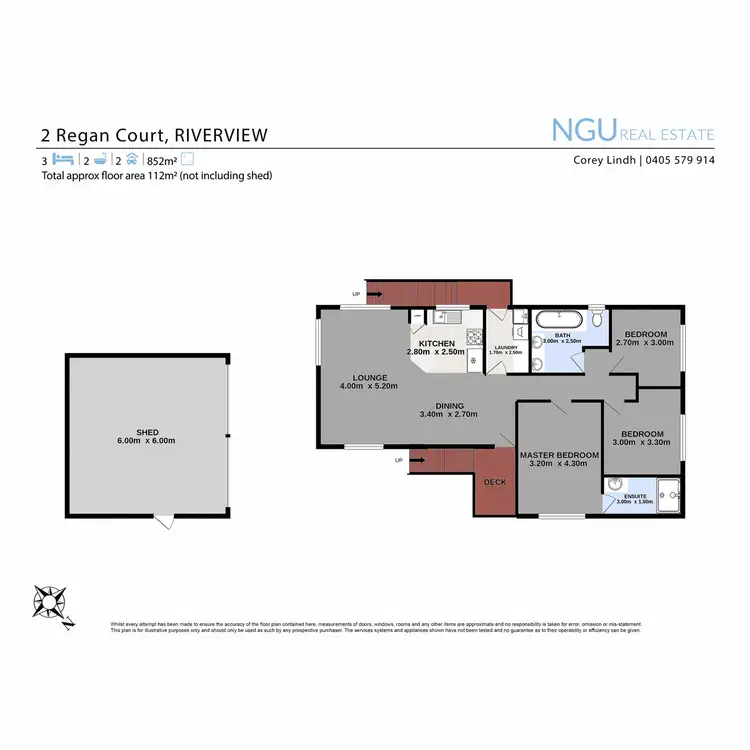 Floorplan of Homely house listing, 2 Regan Court, Riverview QLD 4303