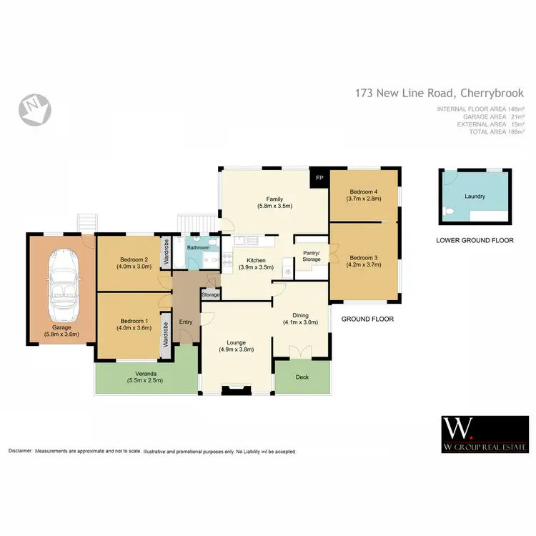 Floorplan of Homely house listing, 173 New Line Road, Cherrybrook NSW 2126