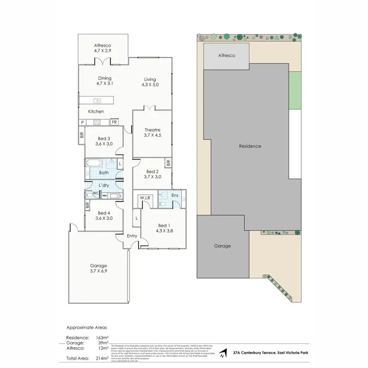 Floorplan of Homely house listing, 37A Canterbury Terrace, East Victoria Park WA 6101