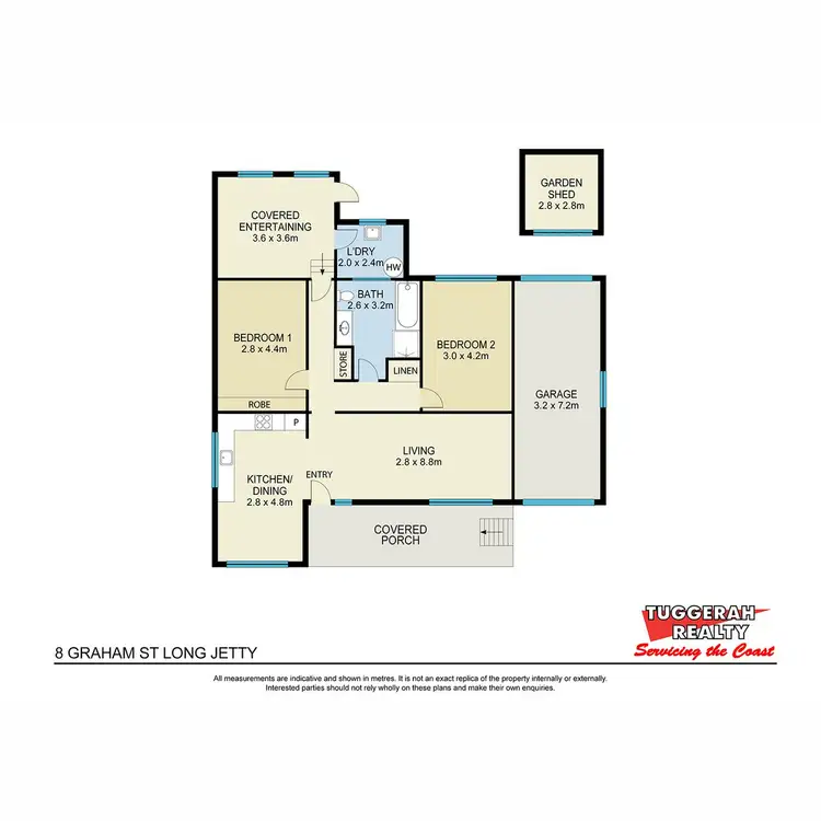 Floorplan of Homely house listing, 8 Graham Street, Long Jetty NSW 2261