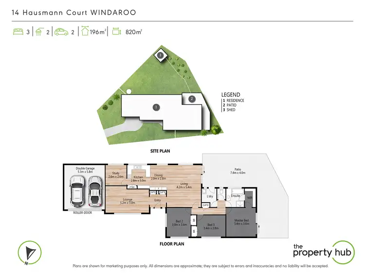 Floorplan of Homely house listing, 14 Hausmann Court, Windaroo QLD 4207