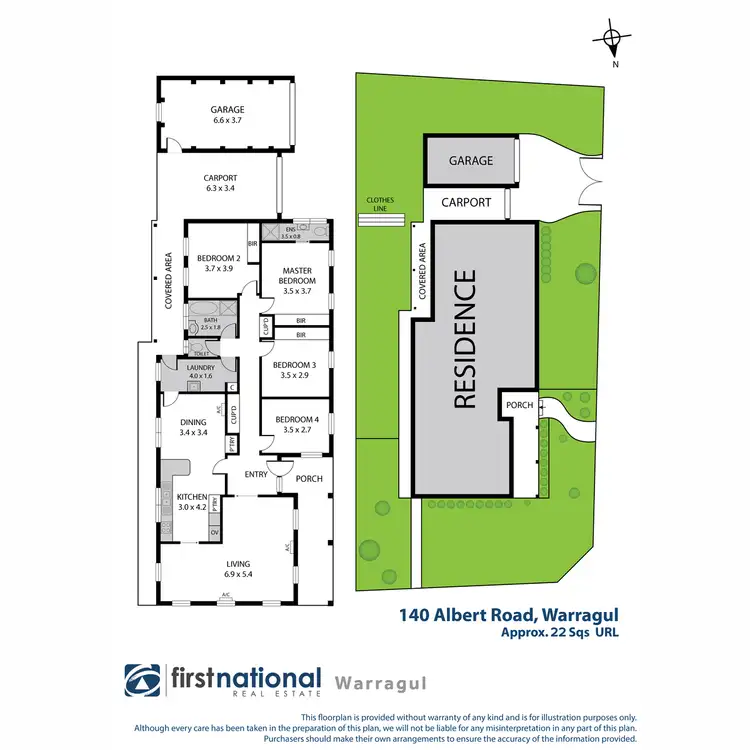 Floorplan of Homely house listing, 140 Albert Road, Warragul VIC 3820
