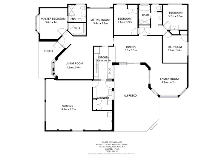 Floorplan of Homely house listing, 4 Jessica Court, Tangambalanga VIC 3691