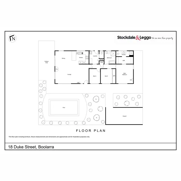 Floorplan of Homely house listing, 18 Duke Street, Boolarra VIC 3870