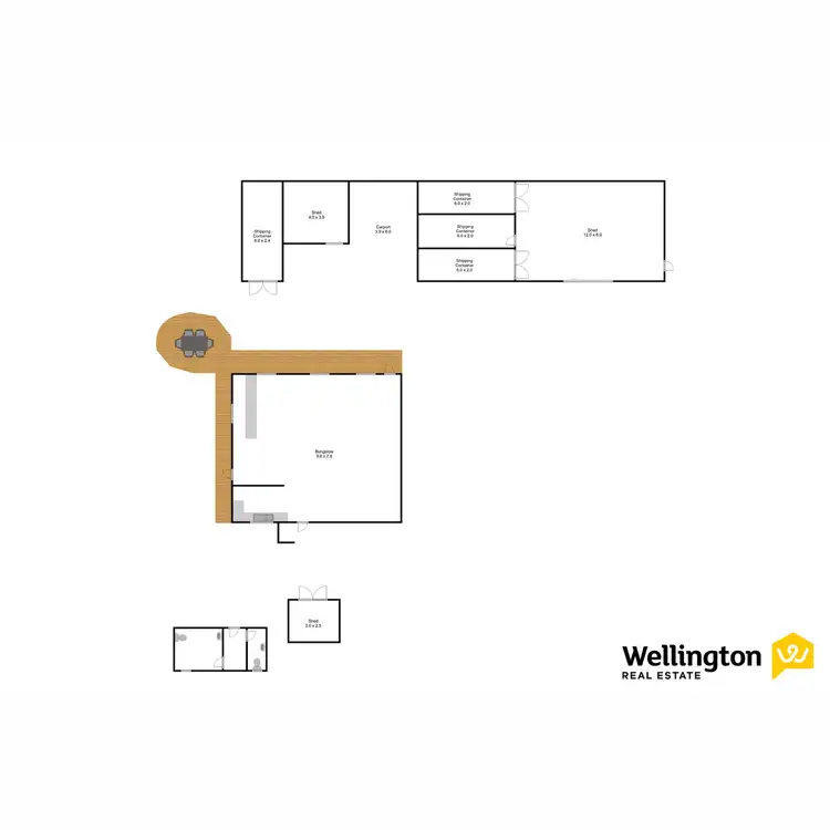 Floorplan of Homely rural property listing, 77 English Road, Maffra West Upper VIC 3859