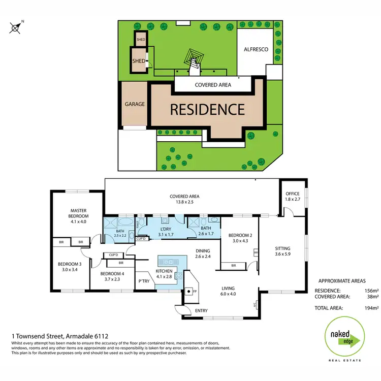 Floorplan of Homely house listing, 1 Townsend Street, Armadale WA 6112