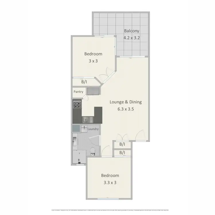 Floorplan of Homely apartment listing, 24/2 St Pauls Terrace, Spring Hill QLD 4000