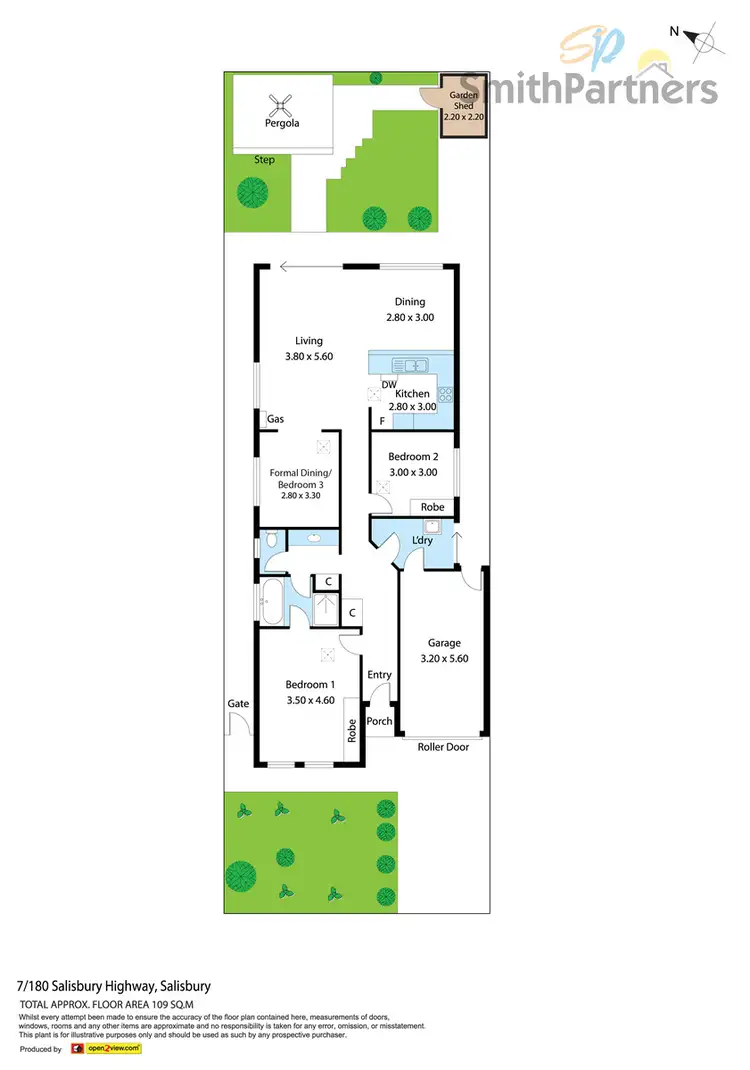 Floorplan of Homely unit listing, 7/180 Salisbury Highway, Salisbury SA 5108