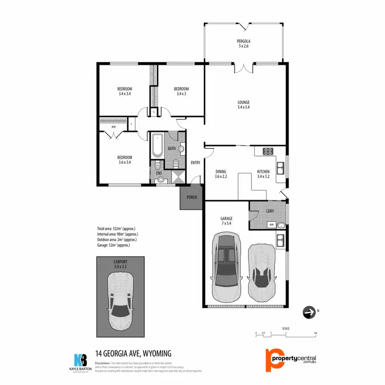 Floorplan of Homely house listing, 14 Georgia Avenue, Wyoming NSW 2250