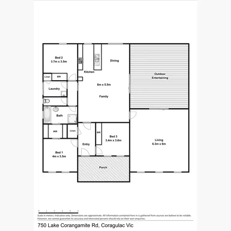 Floorplan of Homely rural property listing, 750 Corangamite Lake Road, Coragulac VIC 3249