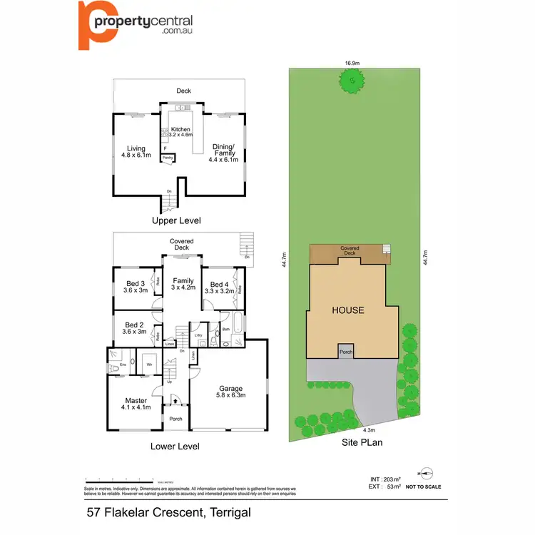 Floorplan of Homely house listing, 57 Flakelar Crescent, Terrigal NSW 2260