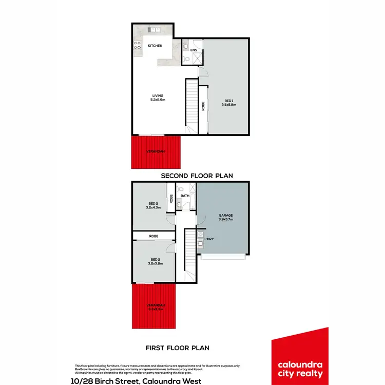 Floorplan of Homely unit listing, 10/28 Birch Street, Caloundra West QLD 4551