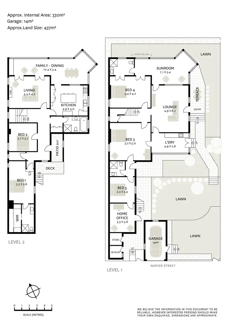 Floorplan of Homely house listing, 2 Napier Street, Drummoyne NSW 2047