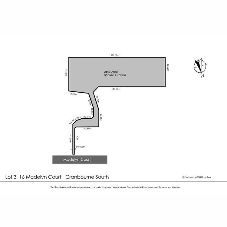 Floorplan of Homely land listing, Lot 3 16 Madelyn Court, Cranbourne South VIC 3977