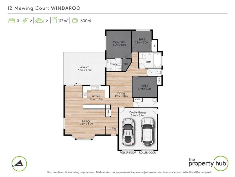 Floorplan of Homely house listing, 12 Mewing Court, Windaroo QLD 4207