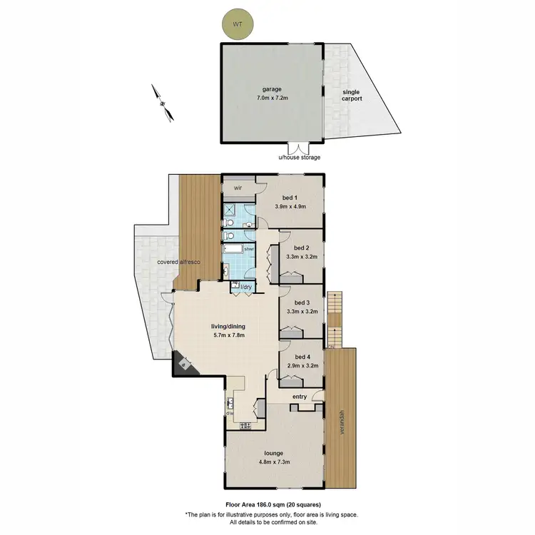 Floorplan of Homely house listing, 5 Ferguson Street, Upwey VIC 3158