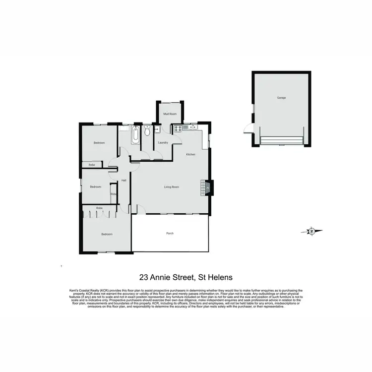 Floorplan of Homely house listing, 23 Annie Street, St Helens TAS 7216