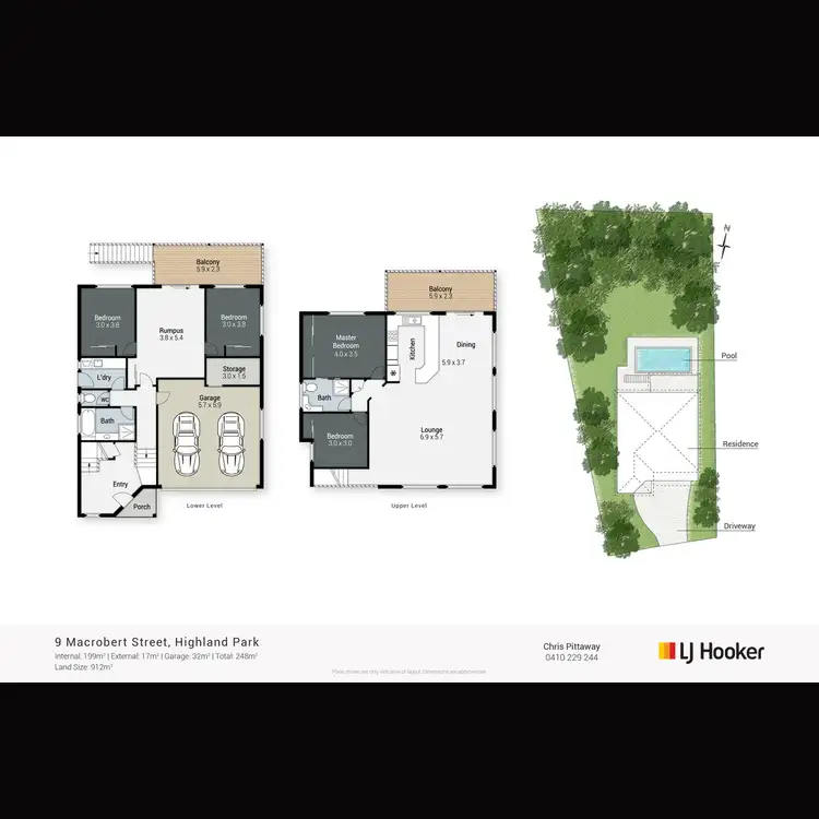 Floorplan of Homely house listing, 9 Macrobert Street, Highland Park QLD 4211
