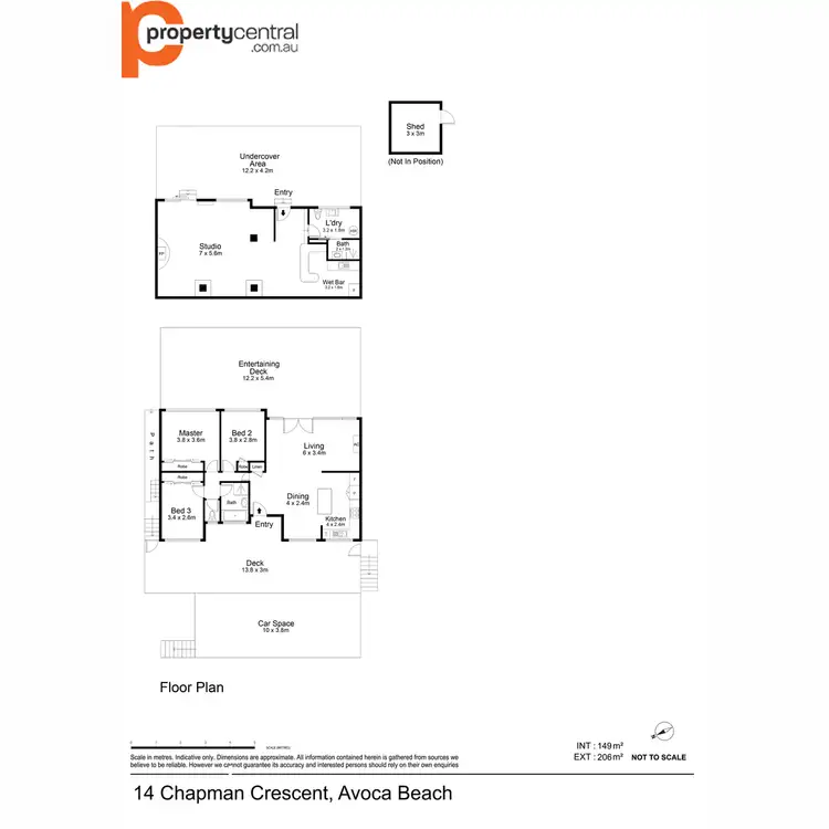 Floorplan of Homely house listing, 14 Chapman Crescent, Avoca Beach NSW 2251
