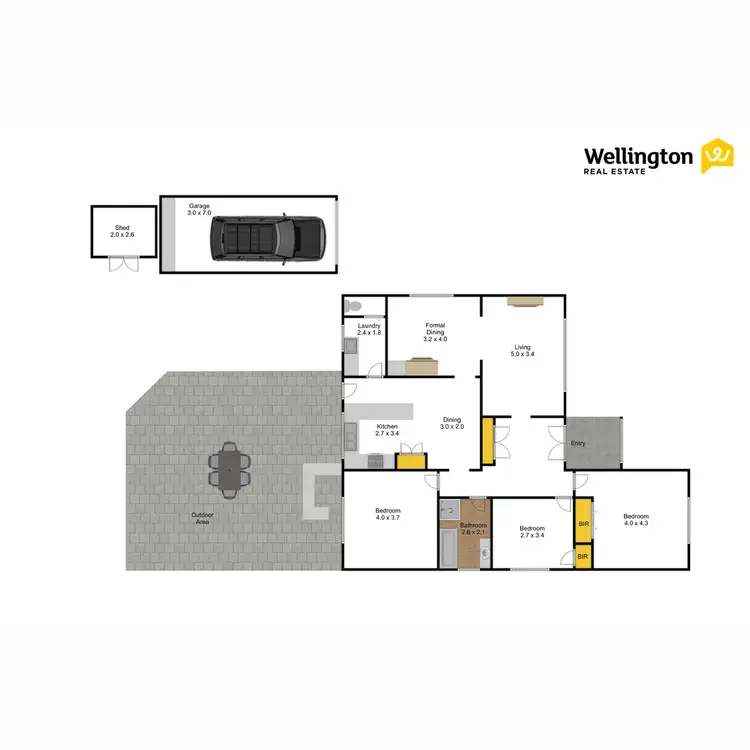 Floorplan of Homely house listing, 10 Sale Road, Maffra VIC 3860