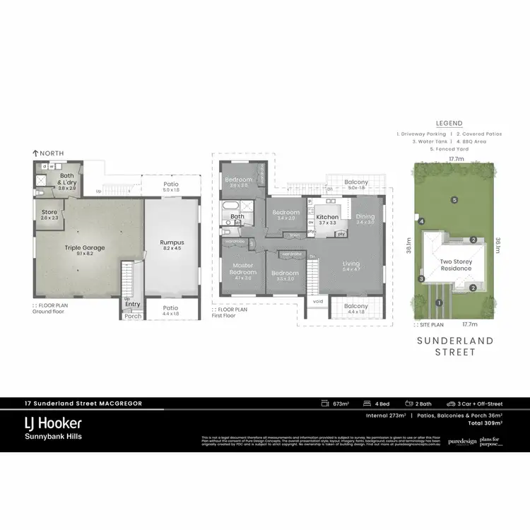 Floorplan of Homely house listing, 17 Sunderland Street, Macgregor QLD 4109