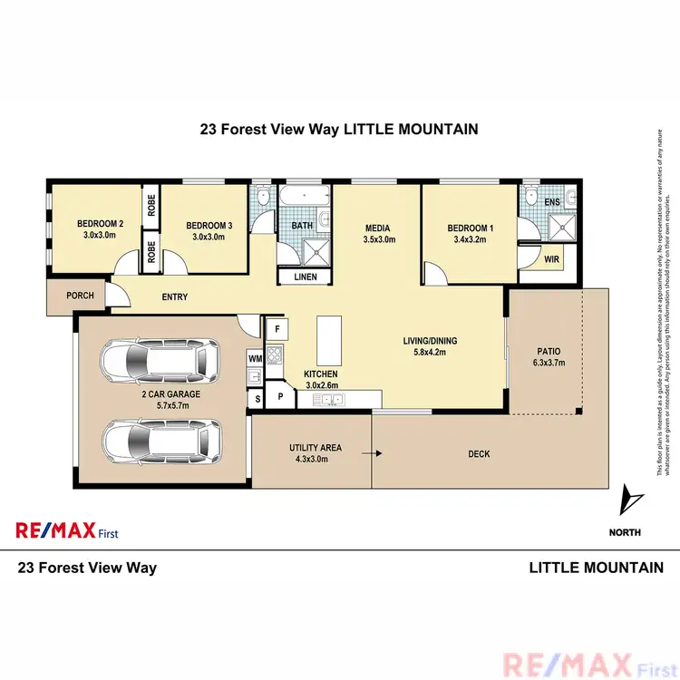Floorplan of Homely house listing, 4/21 Forest View Way, Little Mountain QLD 4551