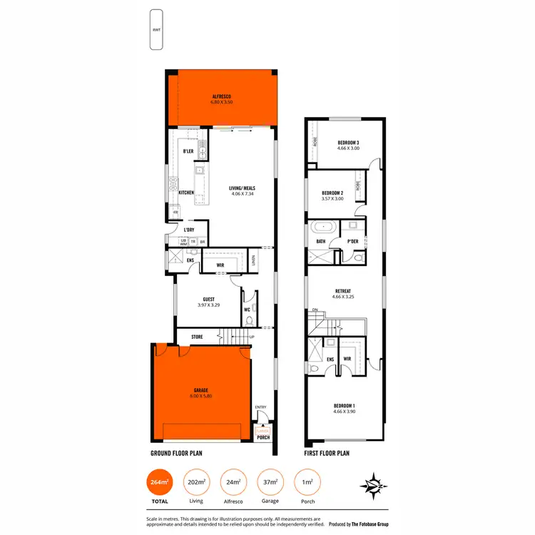 Floorplan of Homely house listing, 20A and 20B Gertrude Street, Brooklyn Park SA 5032