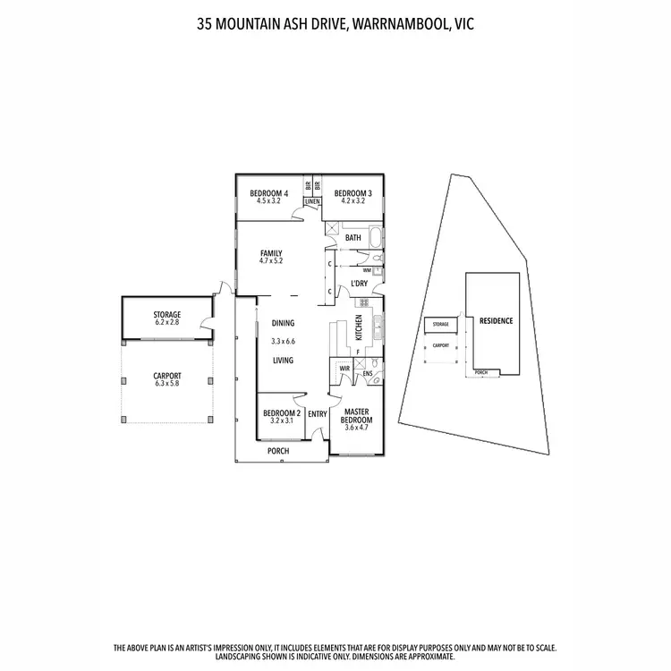 Floorplan of Homely house listing, 35 Mountain Ash Drive, Warrnambool VIC 3280