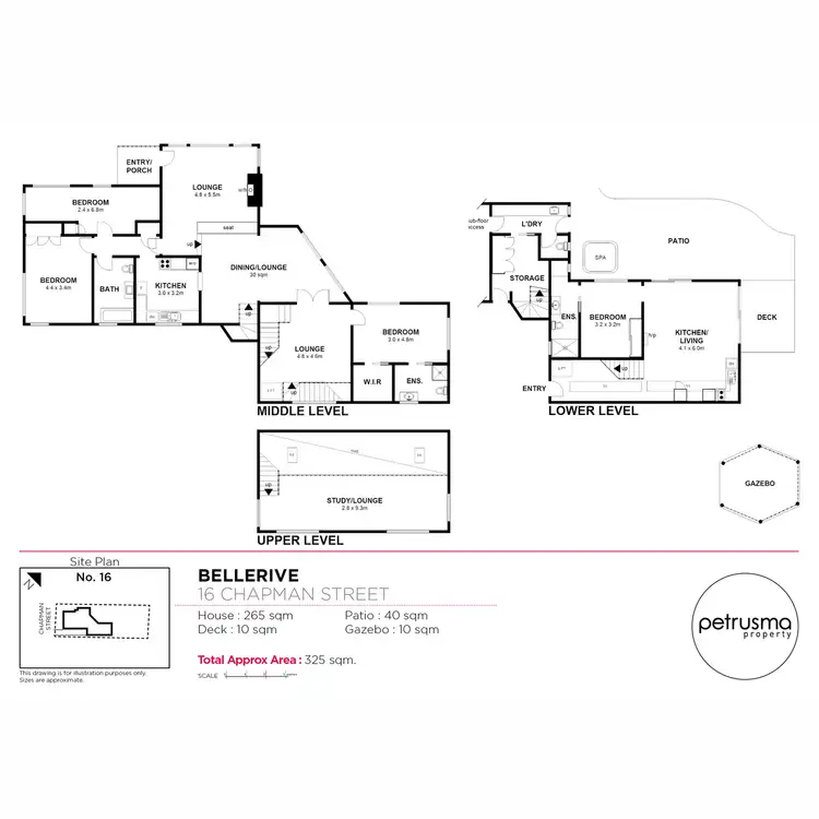 Floorplan of Homely house listing, 16 Chapman Street, Bellerive TAS 7018