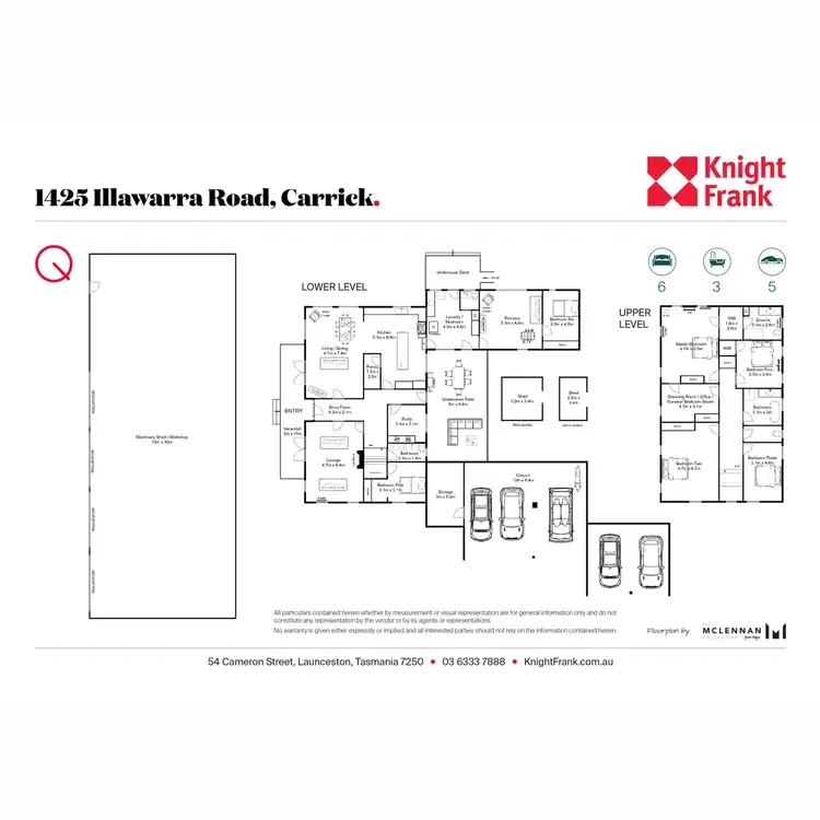 Floorplan of Homely rural property listing, 1425 Illawarra Road, Carrick TAS 7291