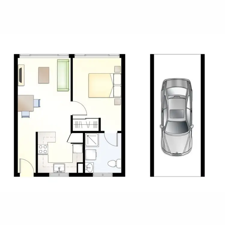 Floorplan of Homely apartment listing, 12/179 Kennigo Street, Spring Hill QLD 4000