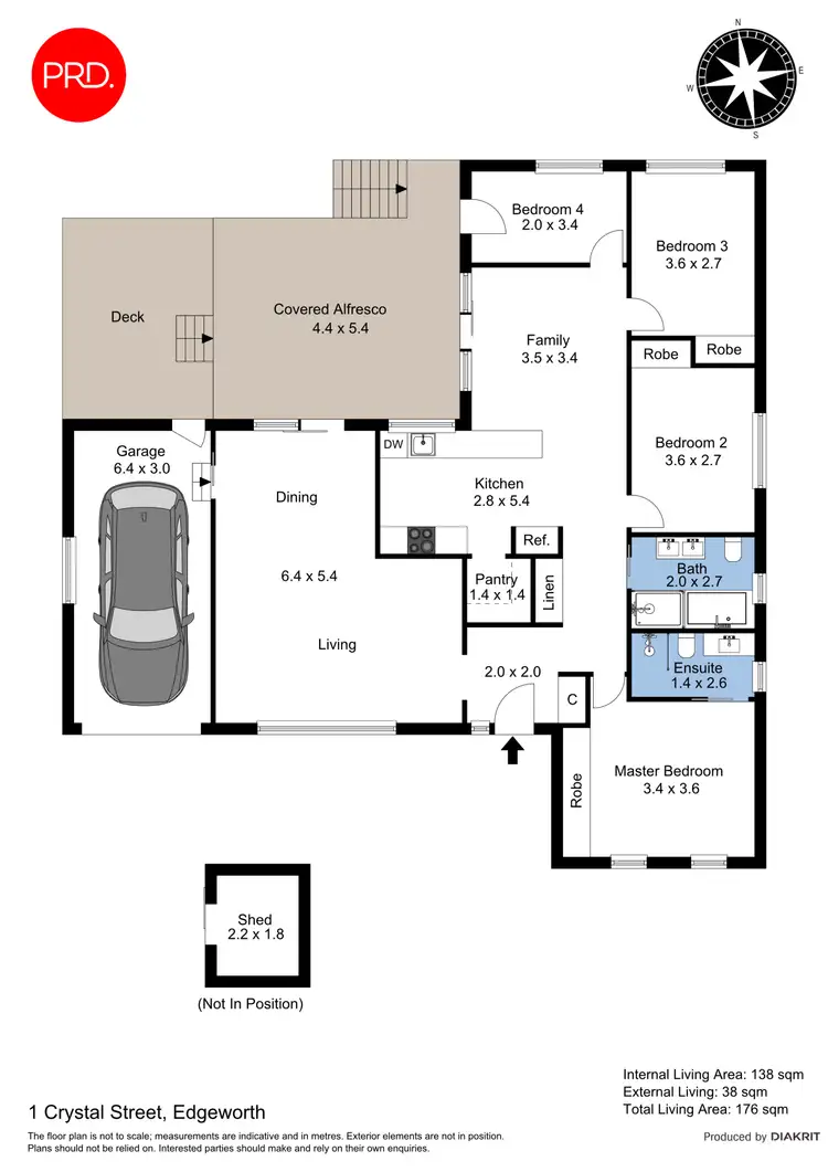 Floorplan of Homely house listing, 1 Crystal Street, Edgeworth NSW 2285