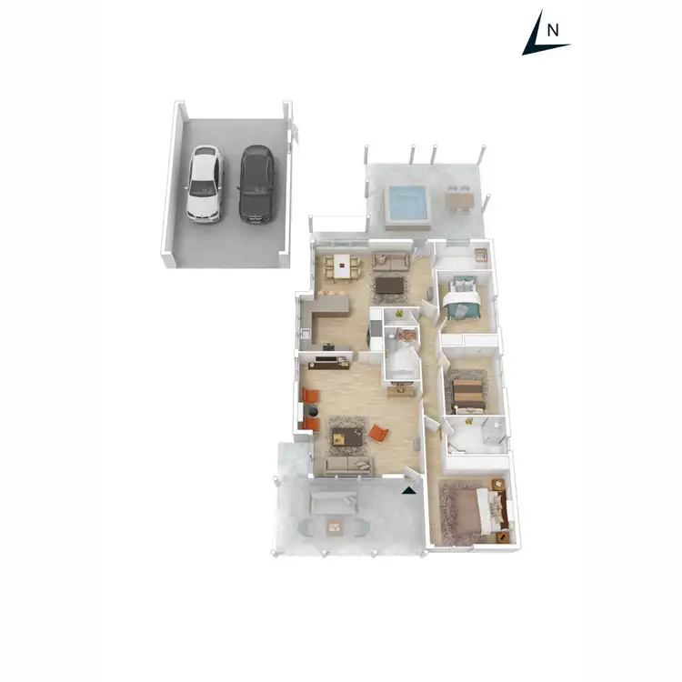 Floorplan of Homely house listing, 279 Bayview Road, Mccrae VIC 3938