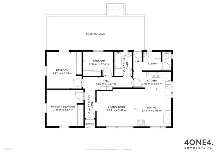 Floorplan of Homely house listing, 1 Butler Street, Brighton TAS 7030