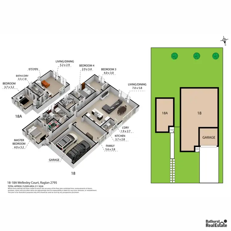 Floorplan of Homely house listing, 18 Wellesley Court, Raglan NSW 2795